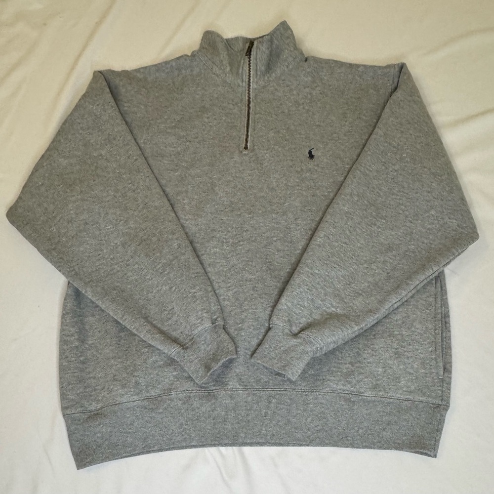 Vintage 90’s Polo Ralph Lauren 3/4 Zip Crewneck Top - Made in Canada